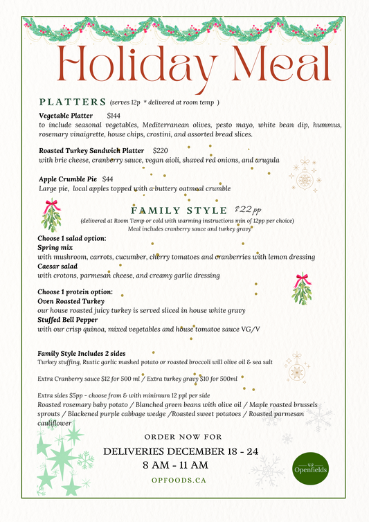 Holiday Meal